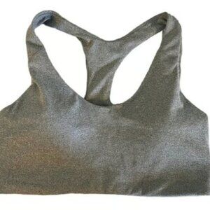 Old Navy Power Sport Gray Sports Bra Size Med EUC #M-015